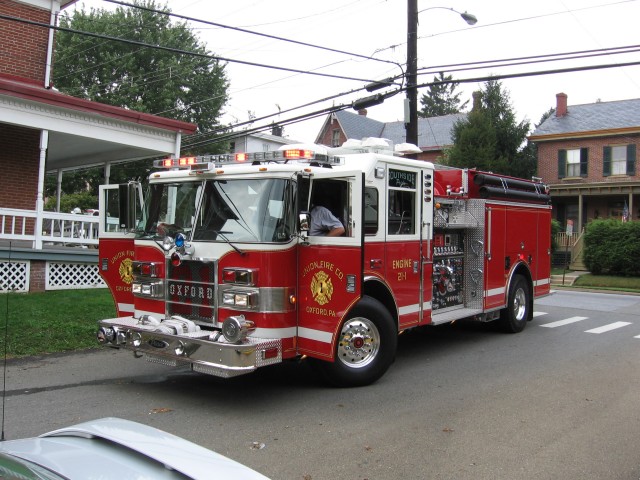 Engine 1 at a Carbon Monoxide incident at North Third & Chase Streets.